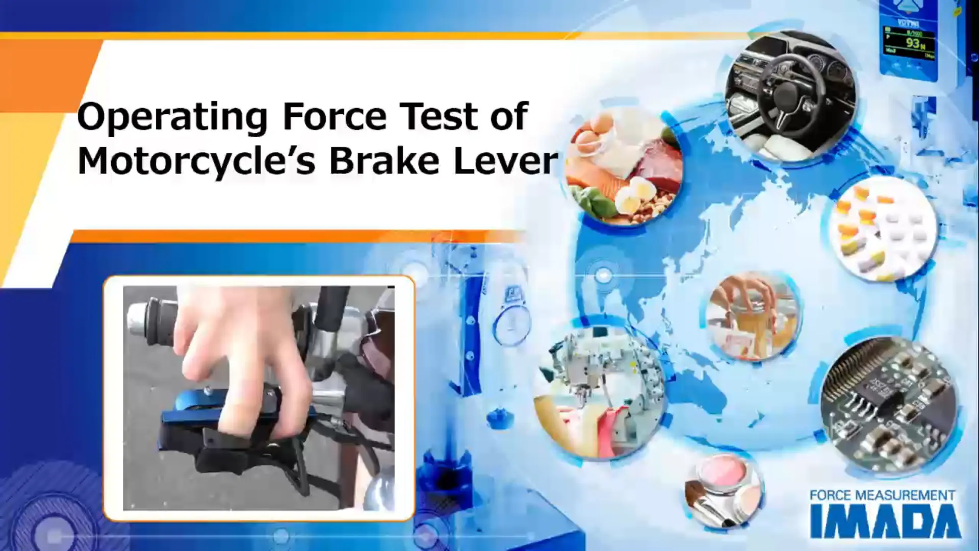 Operating Force Test of Motorcycle’s Brake Lever